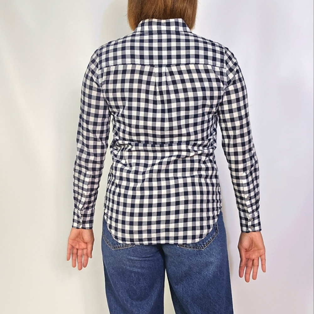 J. Crew Checkered Button-Down - image 4